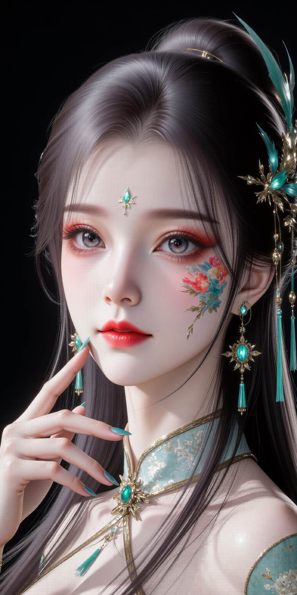 图片[4]-精选AI绘画 767 国漫女神[47P]-草丛看图