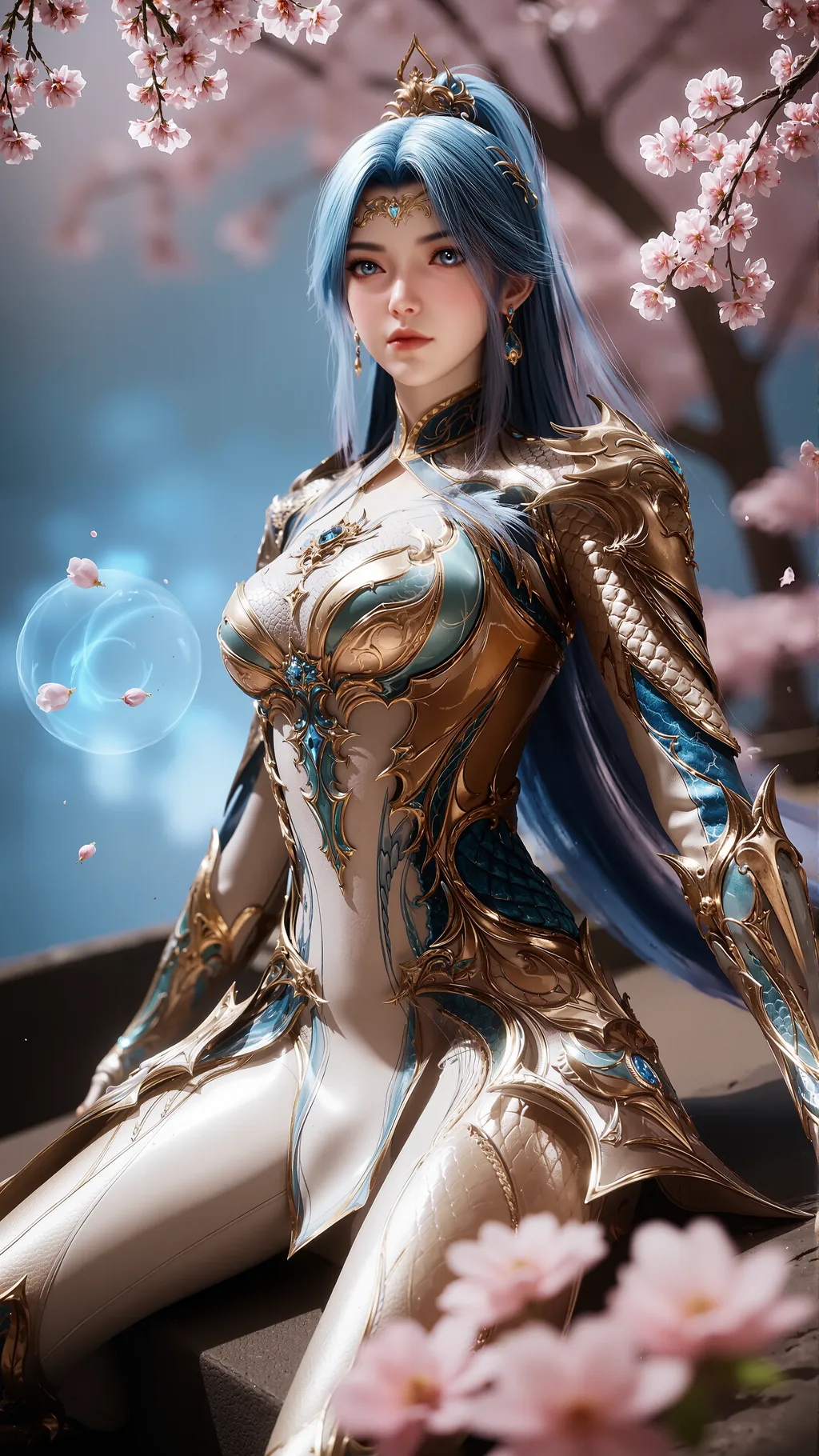 图片[4]-精选AI绘画 850 绝世唐门-王秋儿[16P]-草丛看图