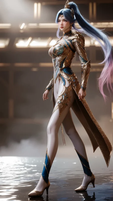 精选AI绘画 850 绝世唐门-王秋儿[16P]-草丛看图