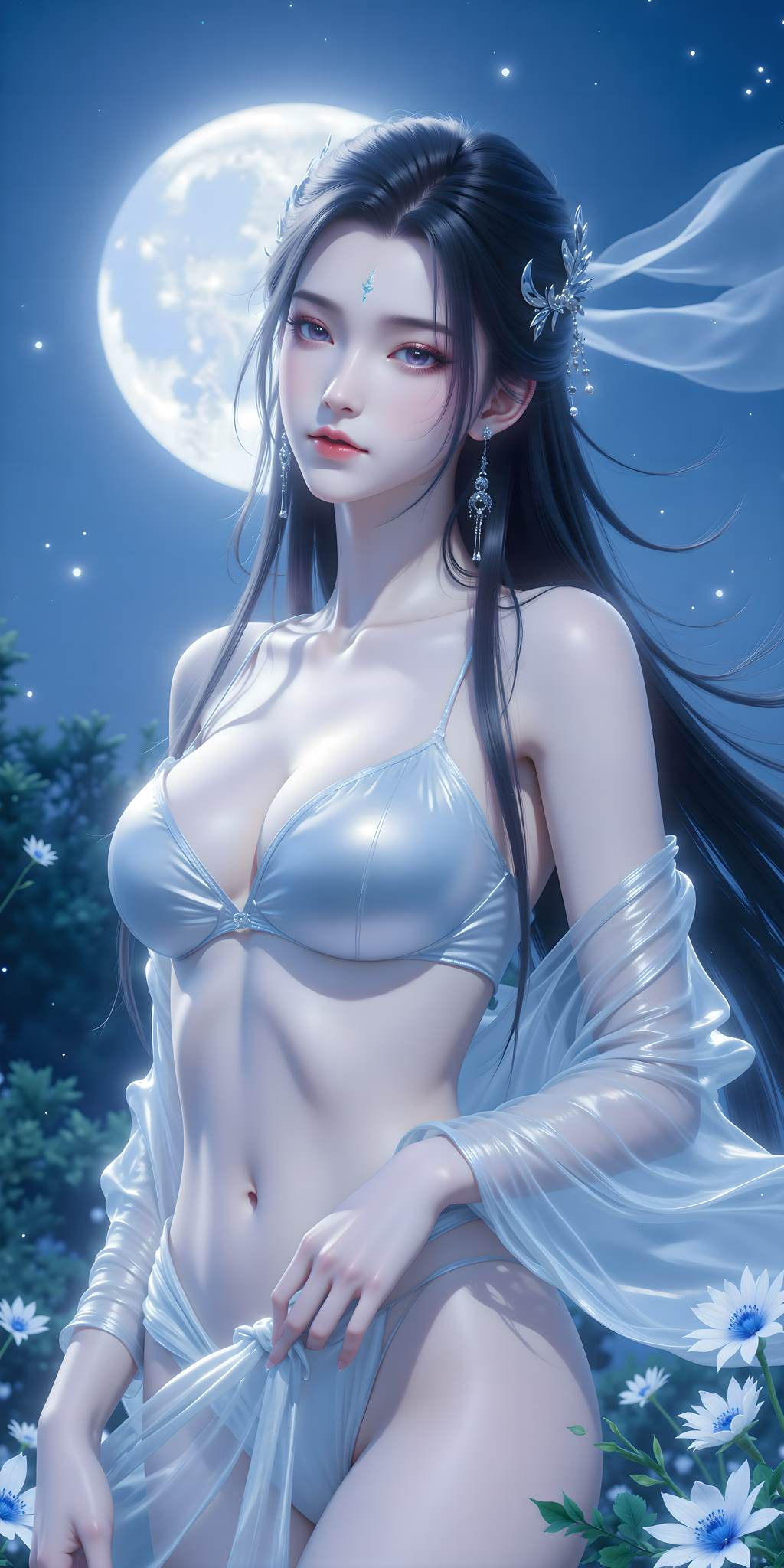 图片[3]-精选AI绘画 773 诛仙-陆雪琪[19P]-草丛看图