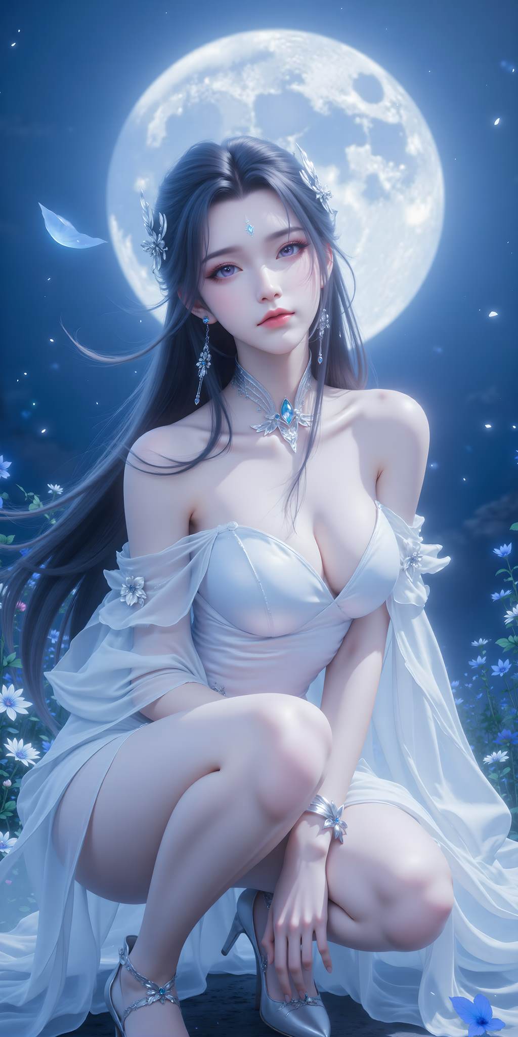 图片[4]-精选AI绘画 773 诛仙-陆雪琪[19P]-草丛看图