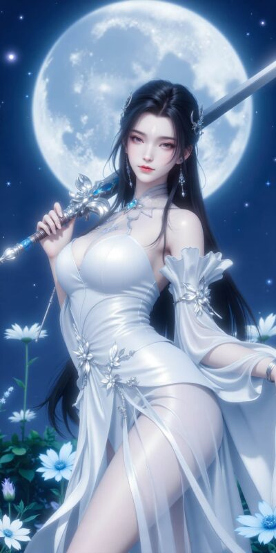 精选AI绘画 773 诛仙-陆雪琪[19P]-草丛看图