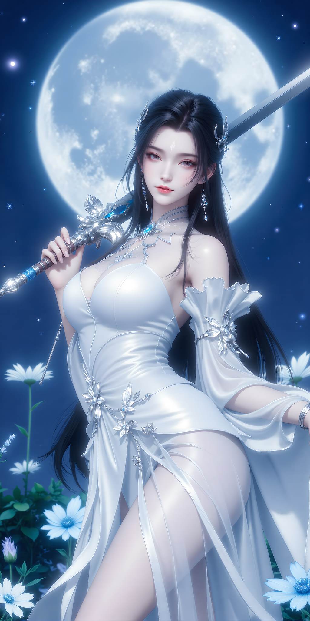 图片[1]-精选AI绘画 773 诛仙-陆雪琪[19P]-草丛看图