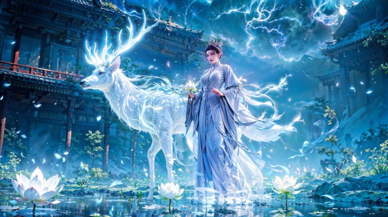 精选AI绘画 823 剑来系列[6P]-草丛看图