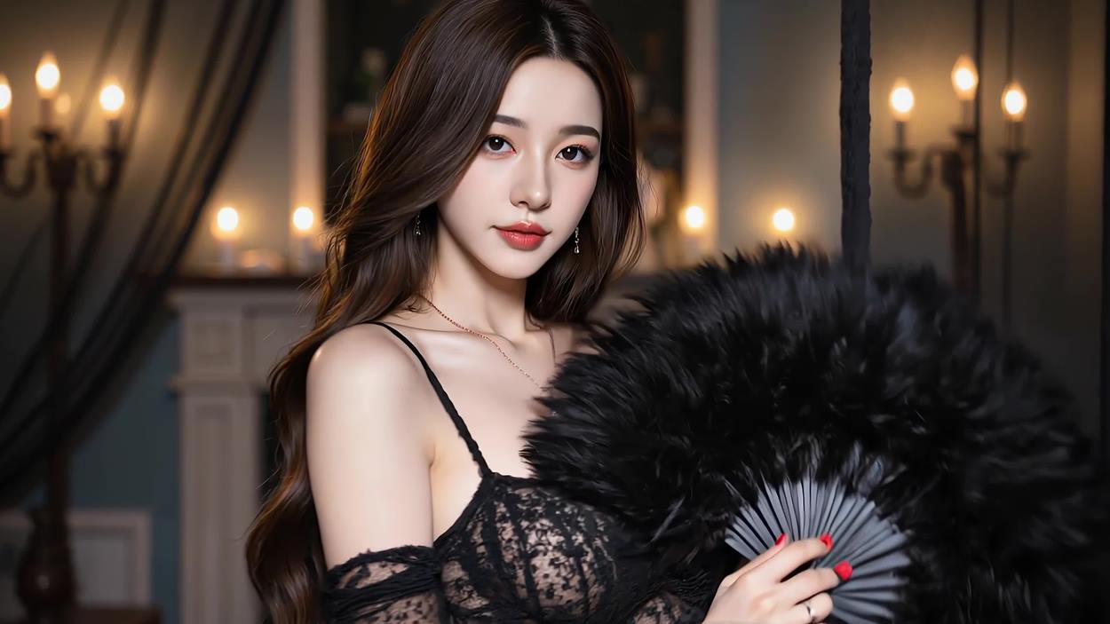 图片[1]-精选AI Video 073 Black Tulle Confession (Official Music Video) _ Trap x R_B _ Miss Sweet[20P]-草丛看图