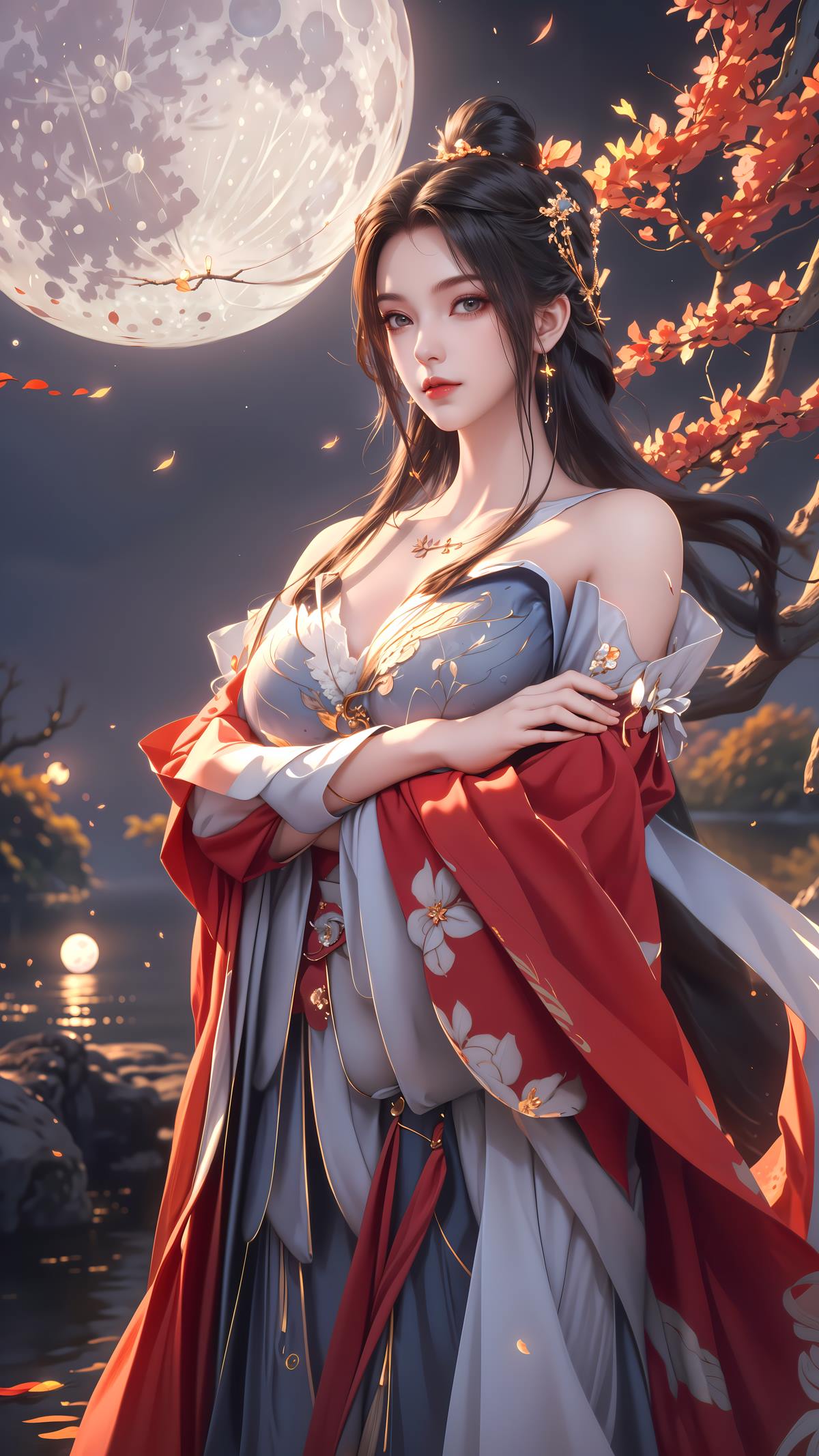 图片[3]-精选AI 绘画 612 李慕婉（清白图包系列）[75P]-草丛看图