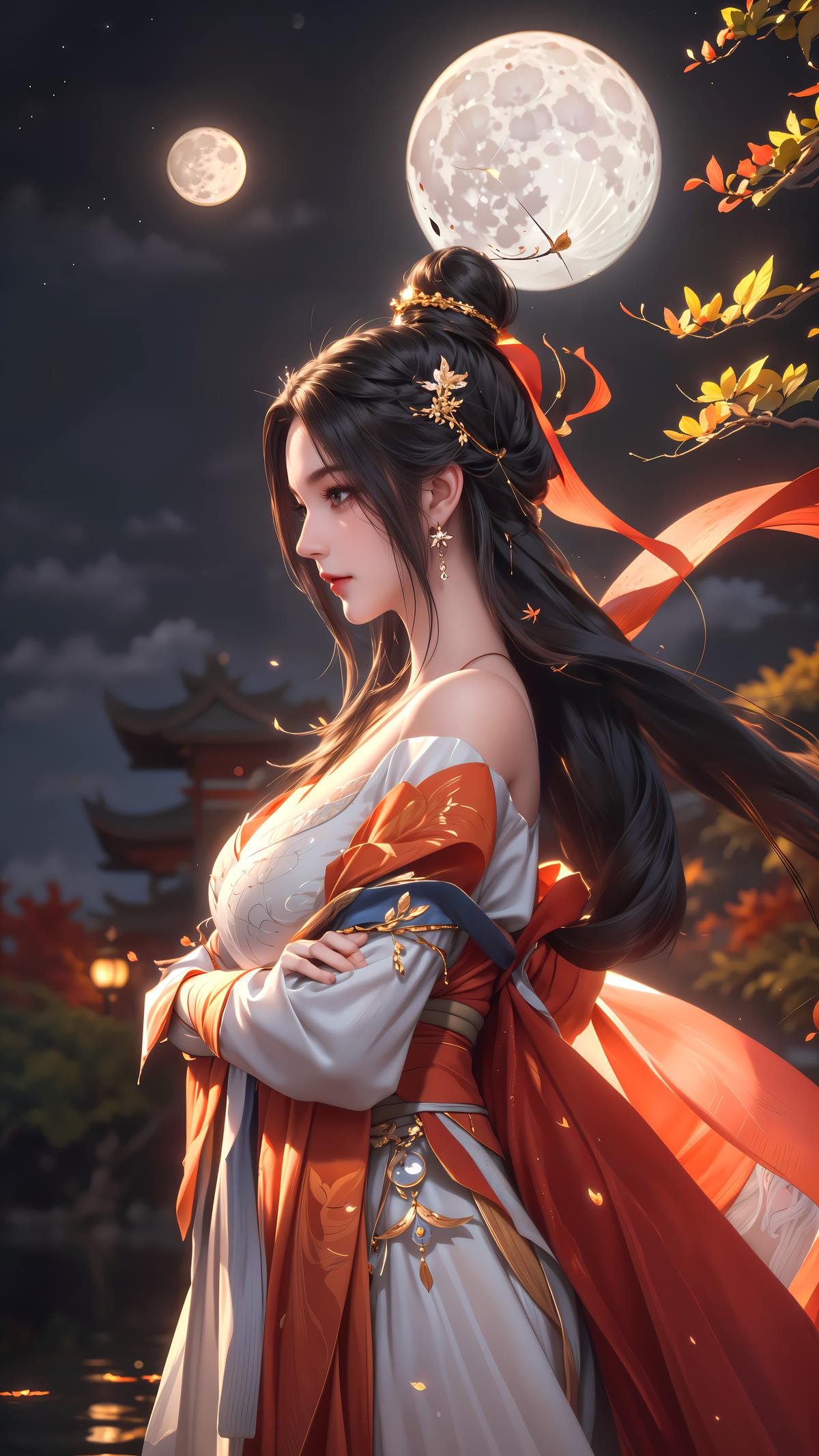 图片[5]-精选AI 绘画 612 李慕婉（清白图包系列）[75P]-草丛看图