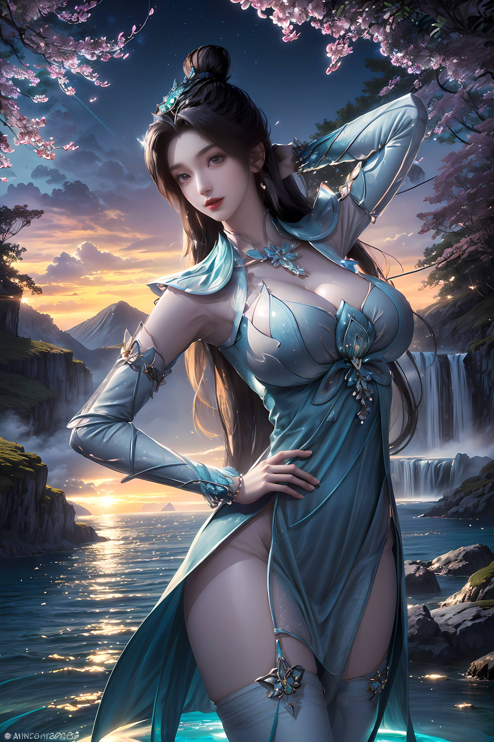 图片[4]-精选AI绘画 089 遮天-颜如玉[20P]-草丛看图