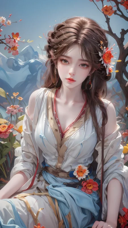 精选AI绘画 901 完美世界-火灵儿[58P]-草丛看图