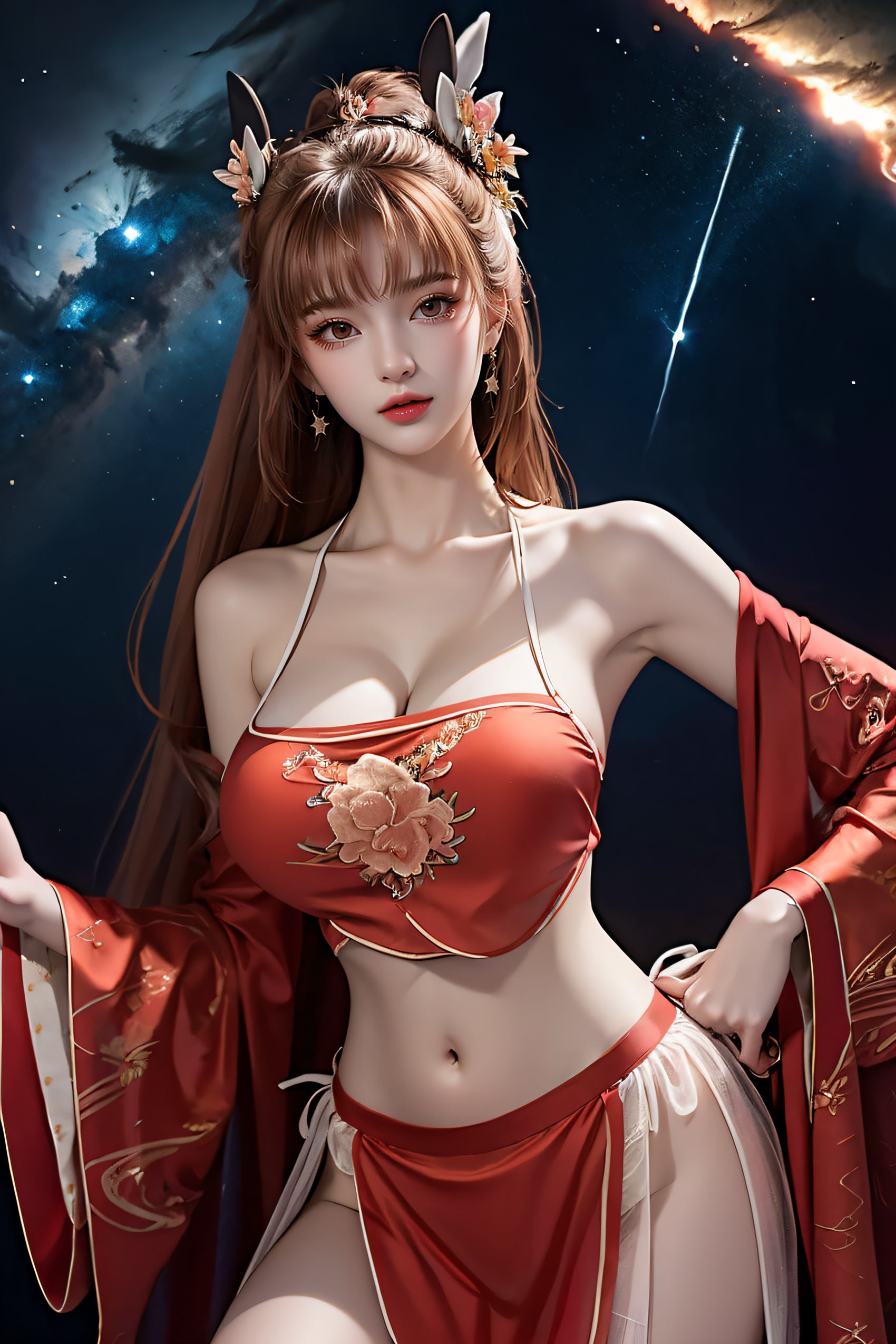 图片[5]-精选AI绘画 222 王者-公孙离肚兜[26P]-草丛看图