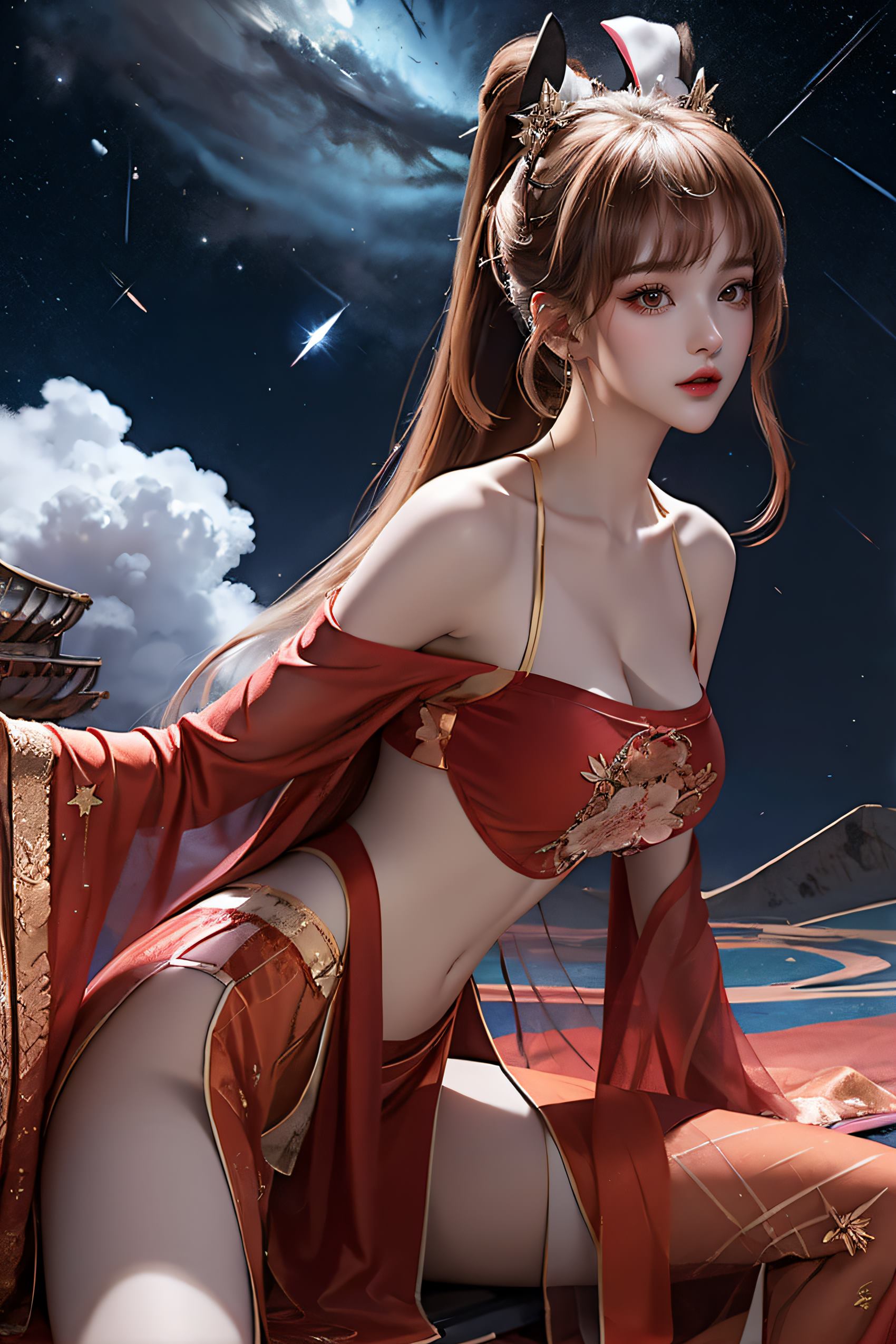 图片[6]-精选AI绘画 222 王者-公孙离肚兜[26P]-草丛看图