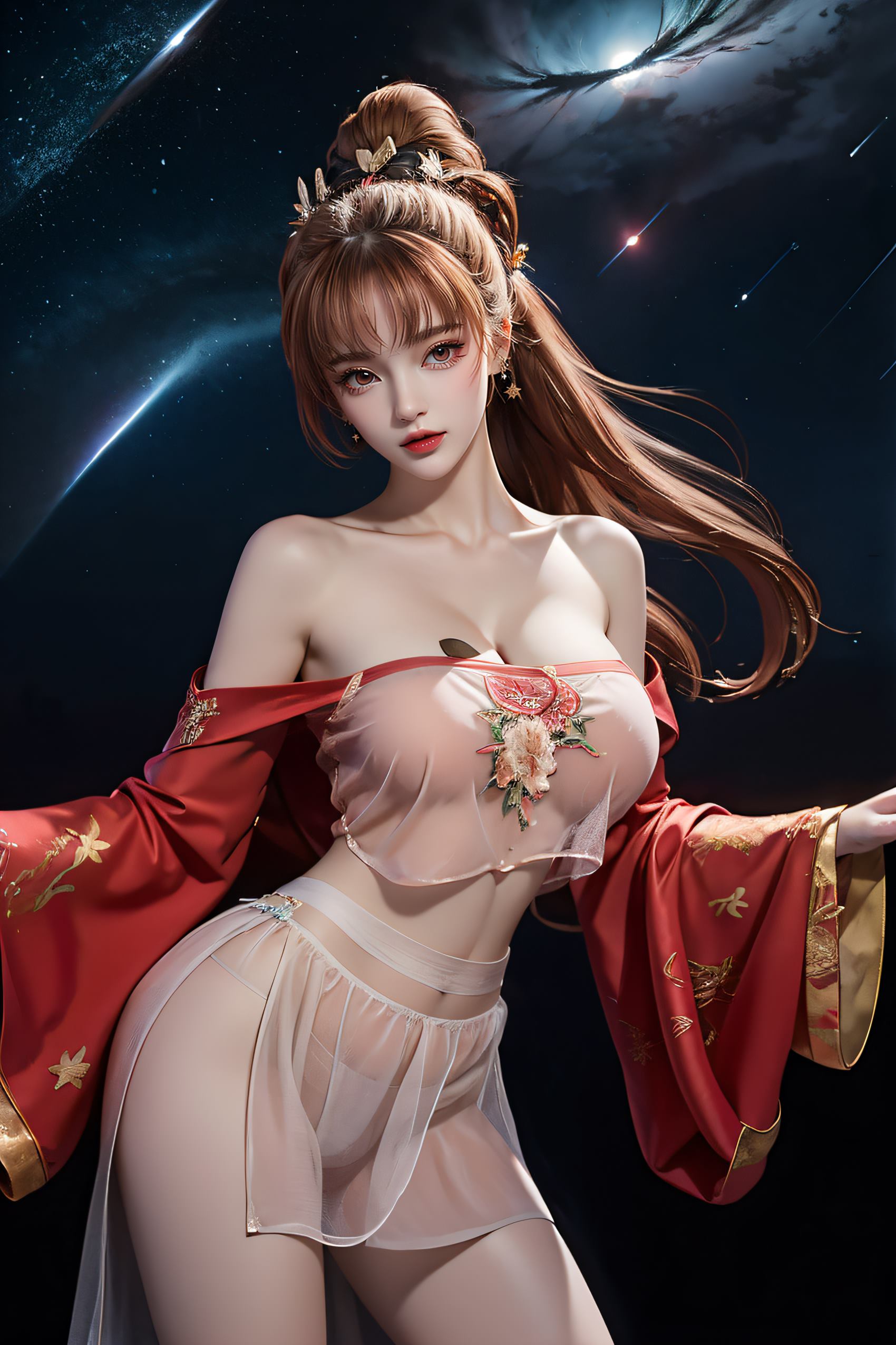 图片[8]-精选AI绘画 222 王者-公孙离肚兜[26P]-草丛看图