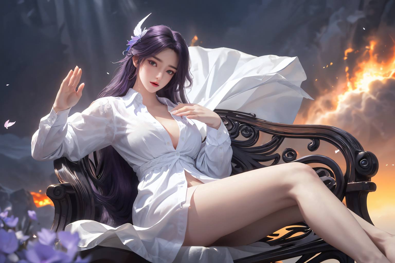 图片[5]-精选AI绘画 739 完美-云曦[109P]-草丛看图