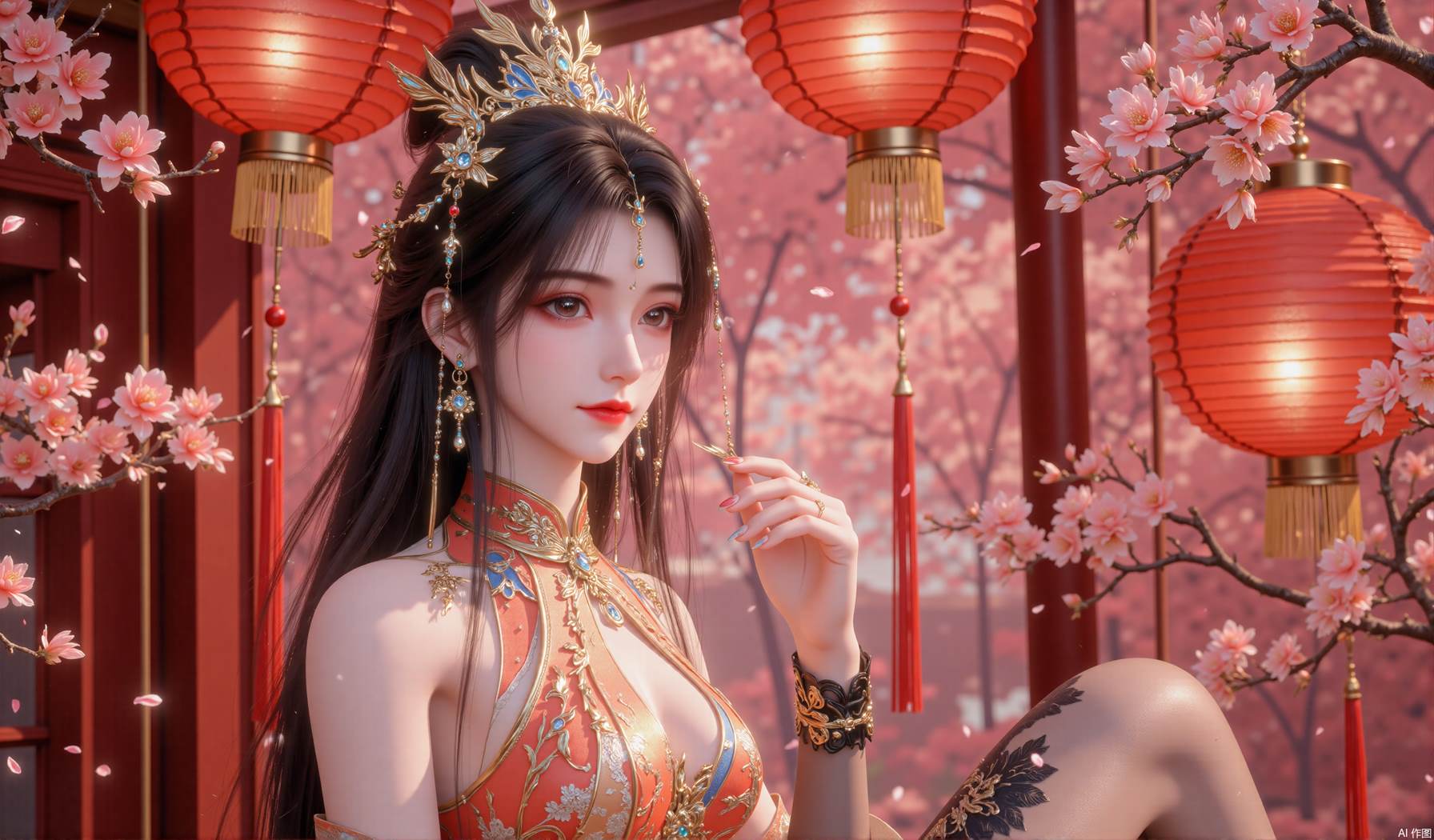 图片[8]-精选AI绘画 729 凰女 [50P]-草丛看图