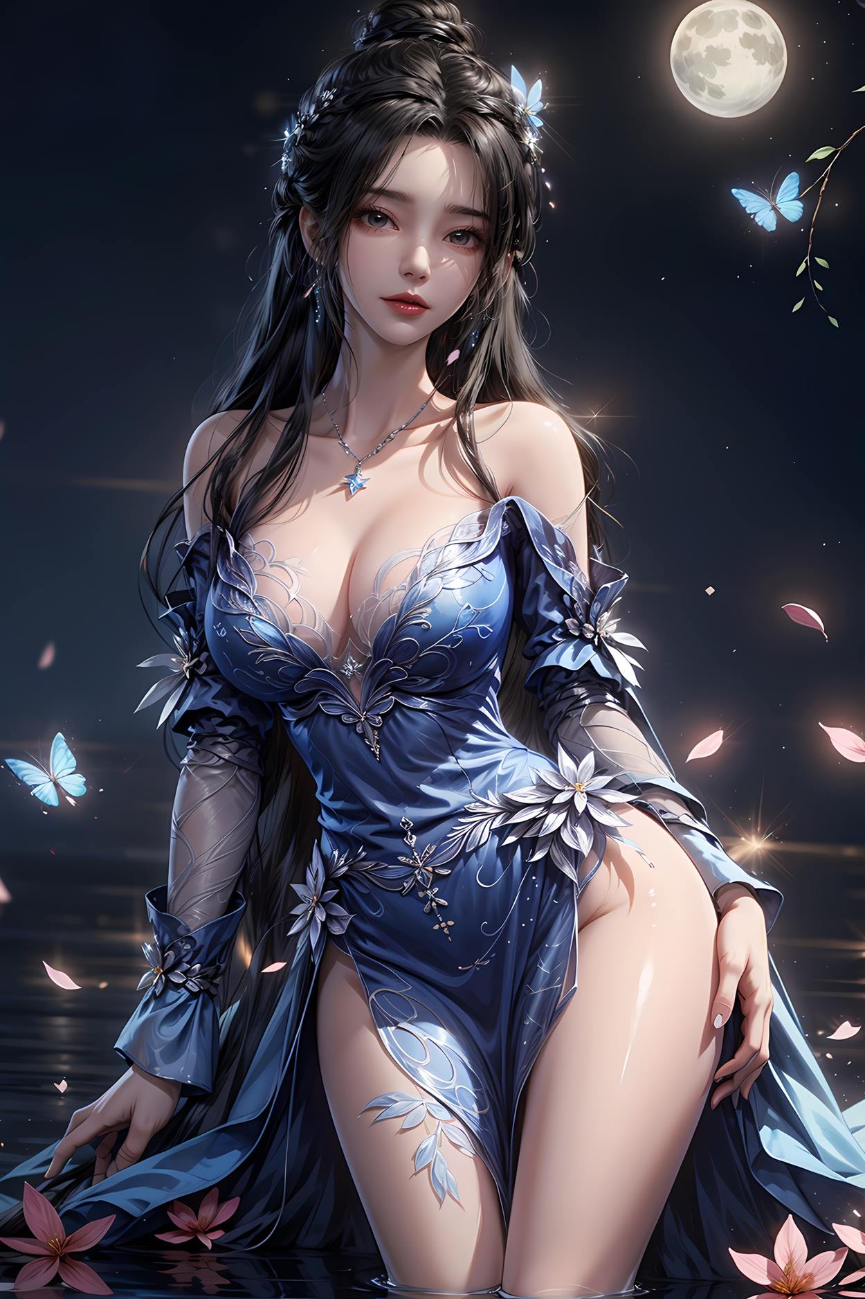 图片[3]-精选AI绘画 584 李慕婉（莲花仙子）[75P]-草丛看图