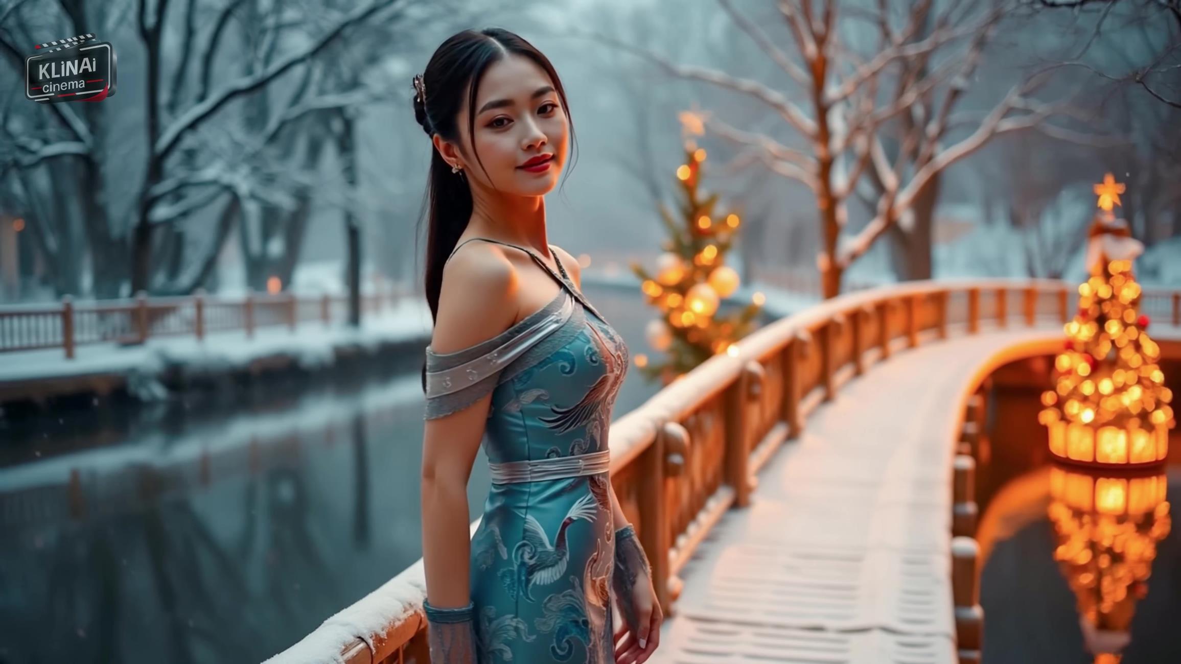图片[8]-精选AI绘画 429 Retro Futurist New Year Glamour_ Chinese Women Celebrate New Year 2025 _ 4K AI Music Video[20P]-草丛看图
