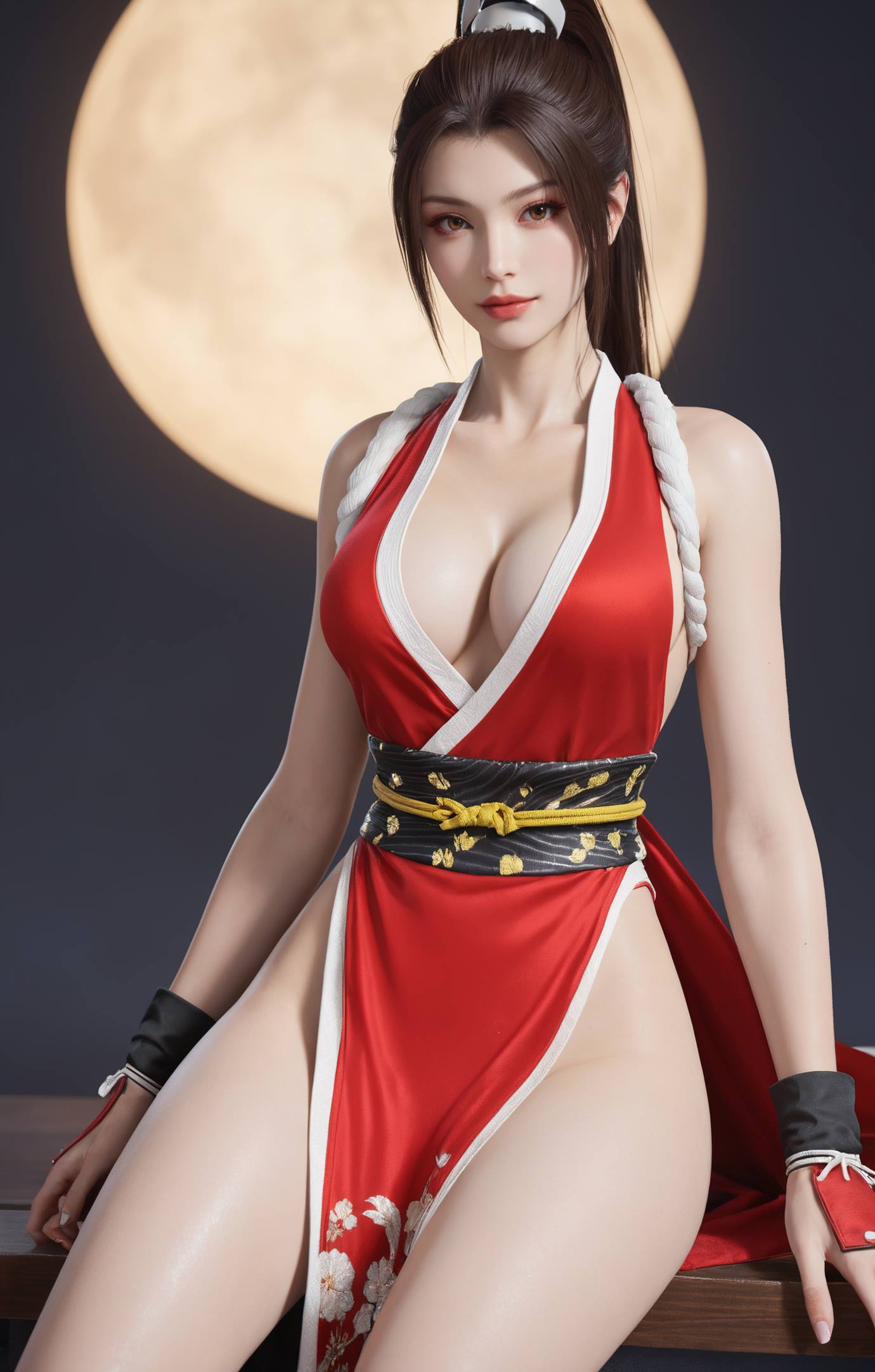 图片[3]-精选AI绘画 540 不知火舞[73P]-草丛看图