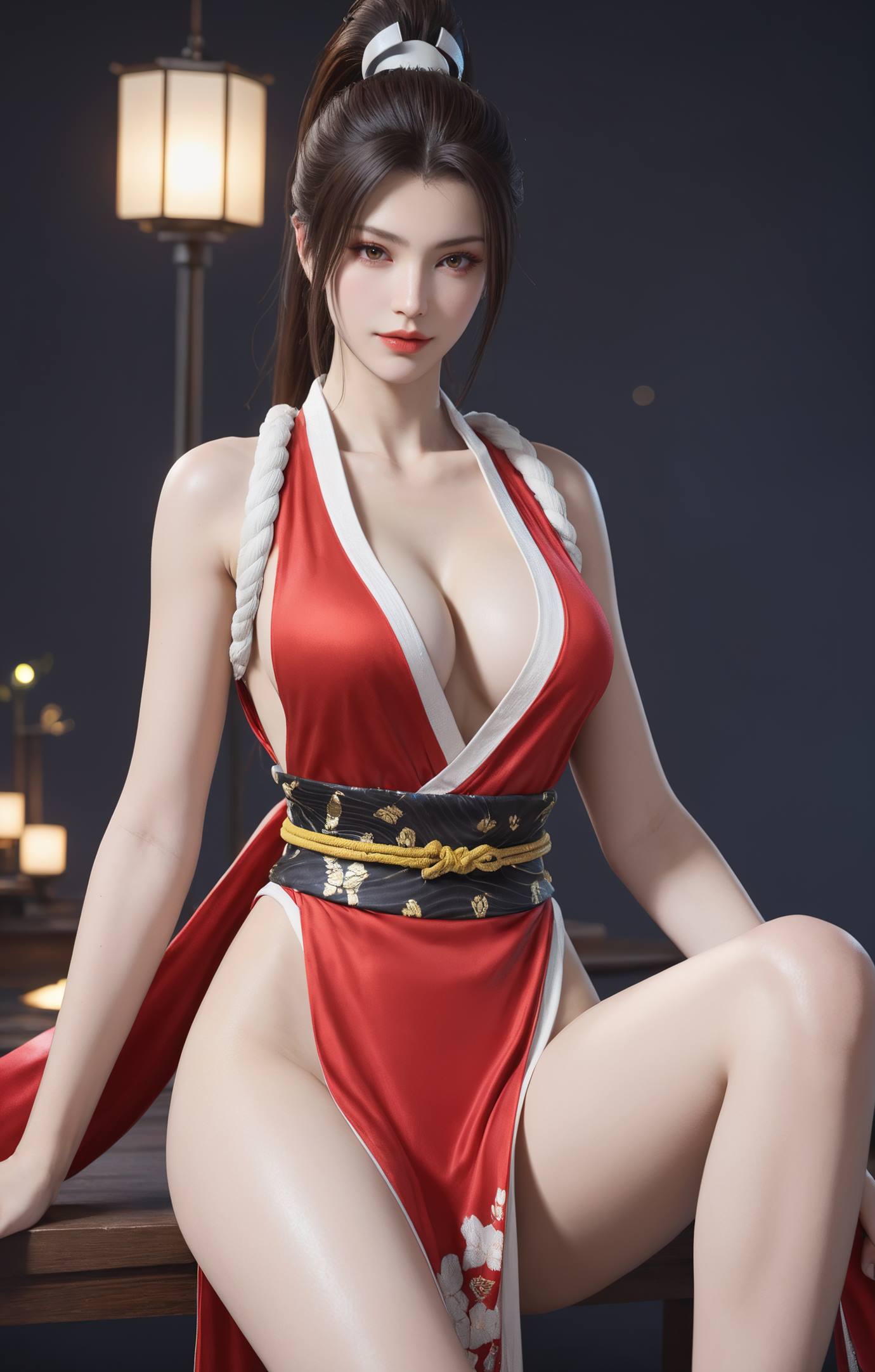 图片[6]-精选AI绘画 540 不知火舞[73P]-草丛看图