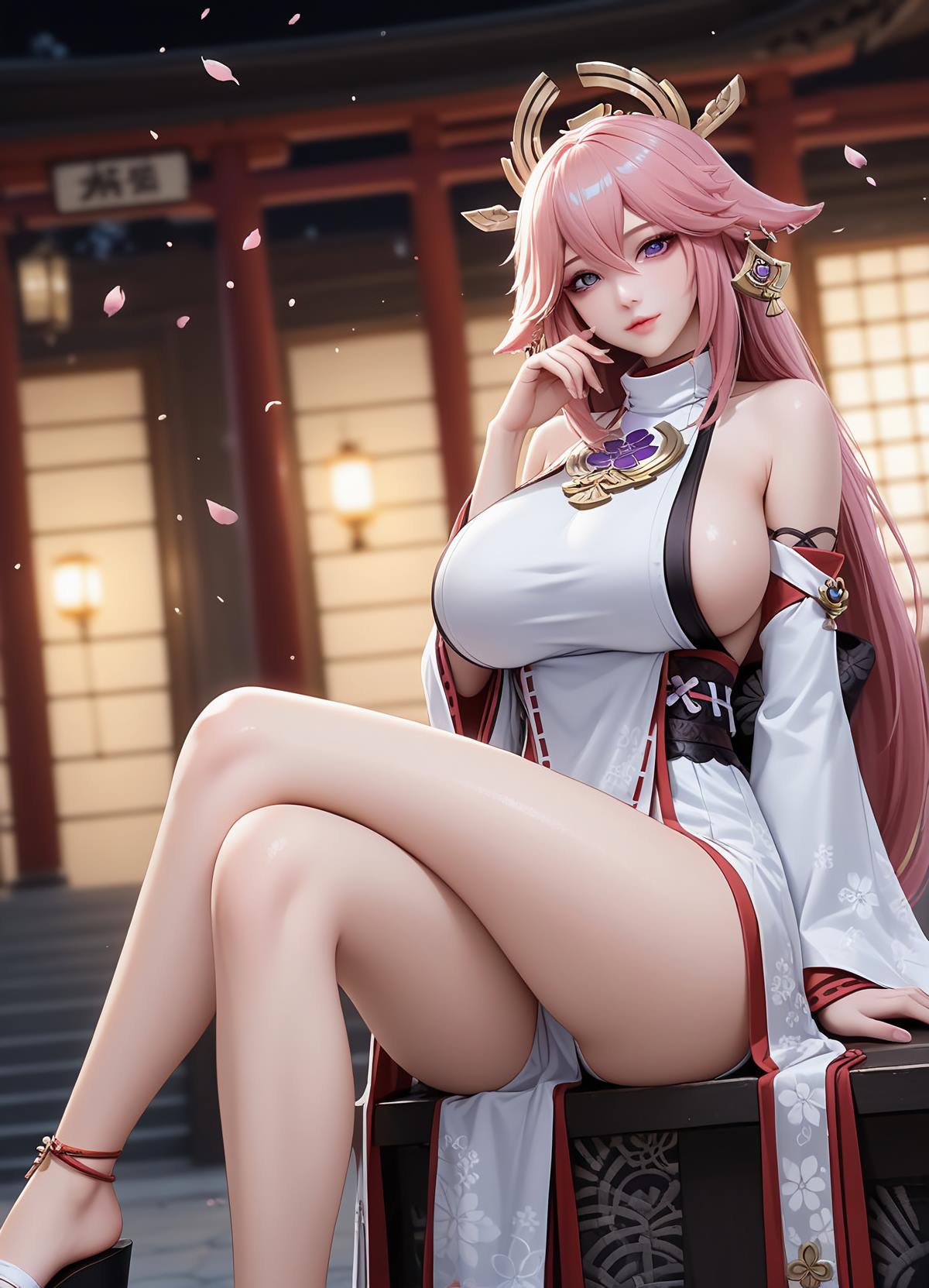 图片[8]-精选AI绘画 638 八重神子[19P]-草丛看图