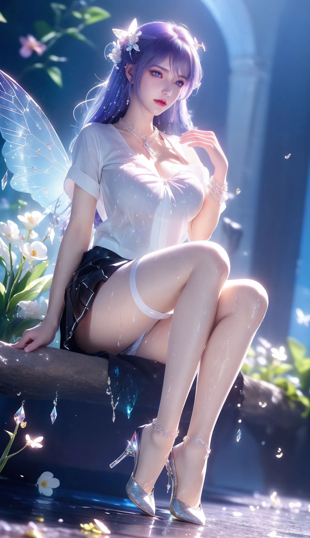 图片[1]-精选AI绘画 896 神印王座-圣采儿[28P]-草丛看图