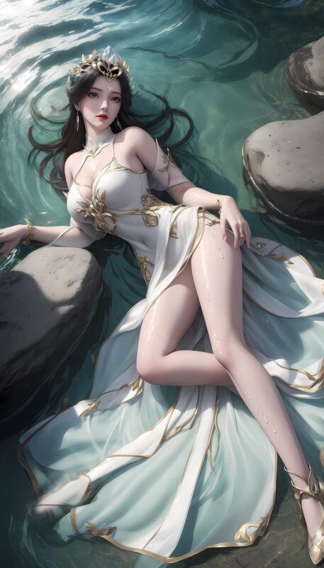 精选AI绘画 687 完美世界-柳神[32P]-草丛看图