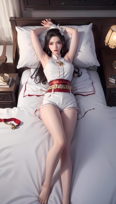 精选AI绘画 681 暗河传-白鹤淮[50P]-草丛看图