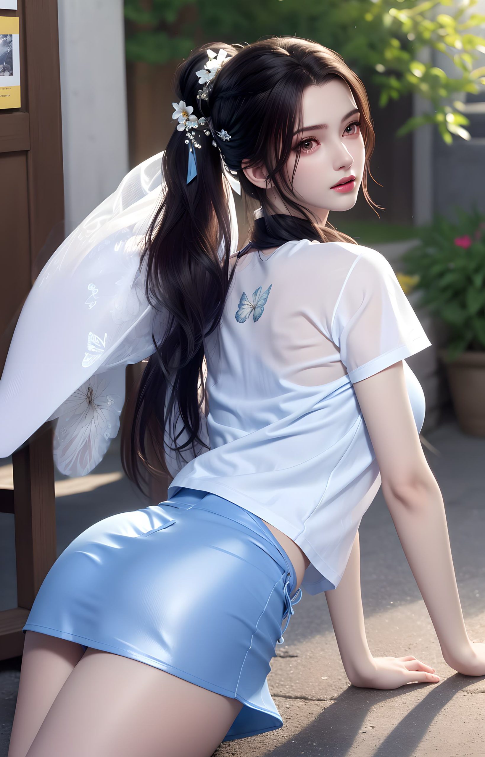 图片[3]-精选AI绘画 250 李慕婉[47P]-草丛看图