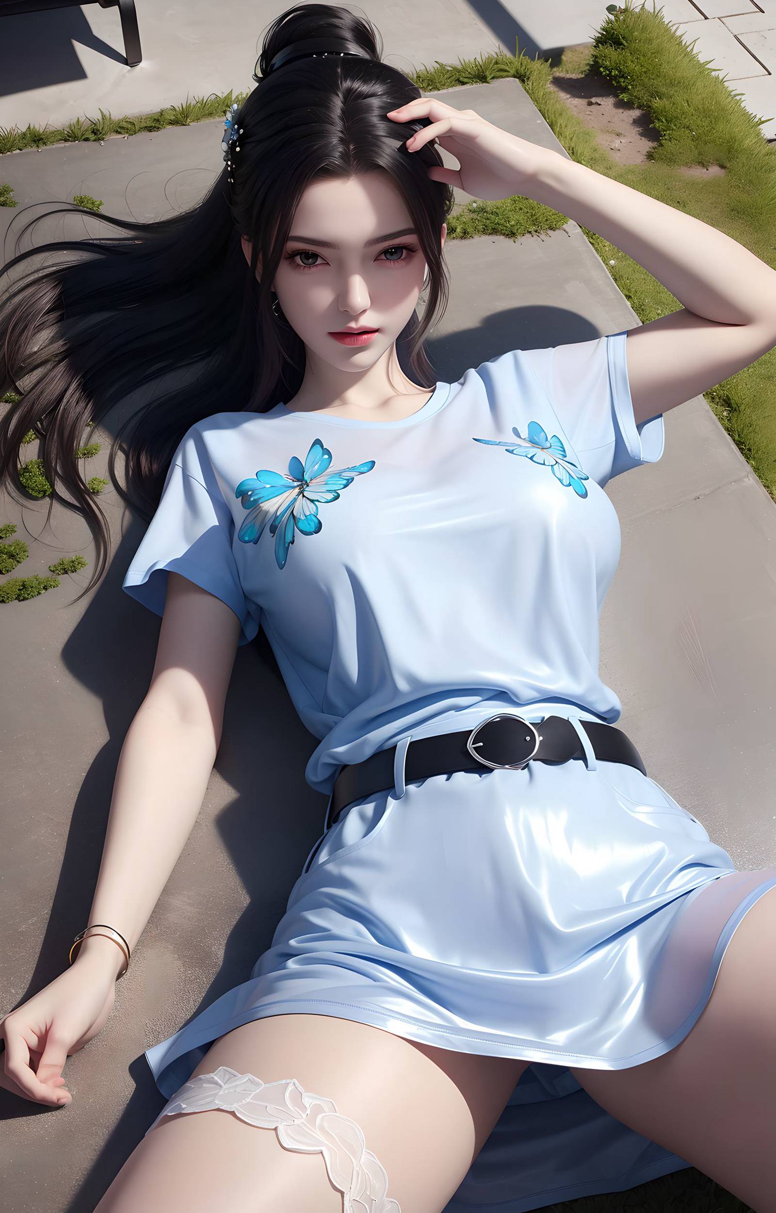 图片[5]-精选AI绘画 250 李慕婉[47P]-草丛看图