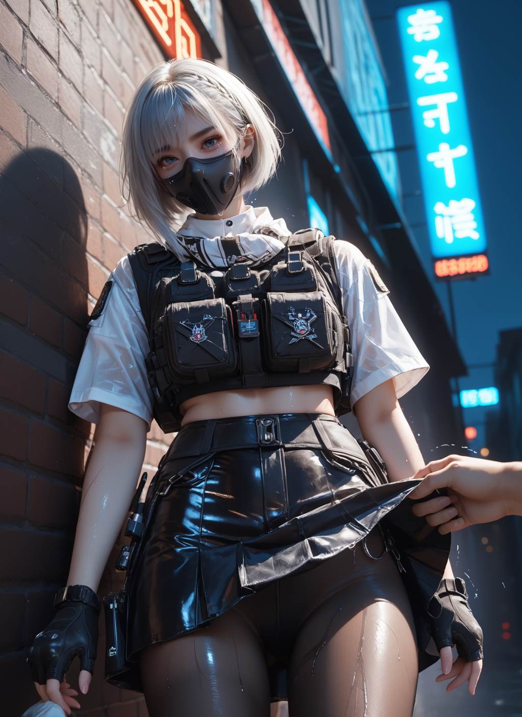 图片[2]-精选AI绘画 800 三角洲-麦晓雯[15P]-草丛看图