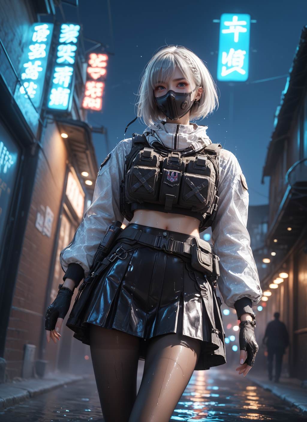 图片[5]-精选AI绘画 800 三角洲-麦晓雯[15P]-草丛看图