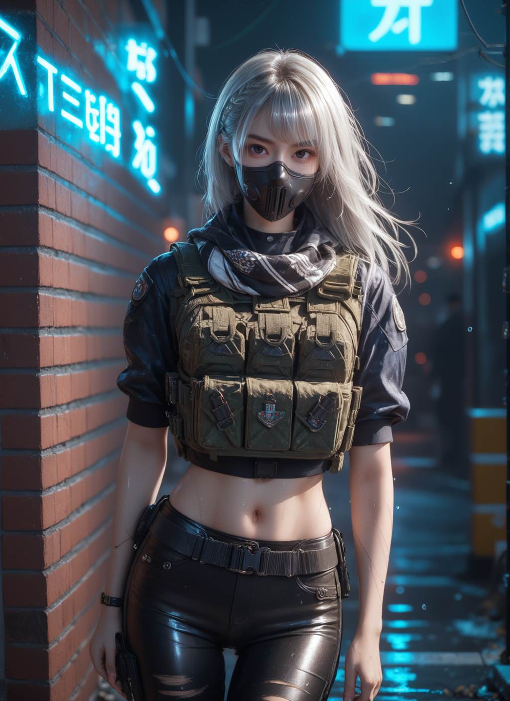 图片[7]-精选AI绘画 800 三角洲-麦晓雯[15P]-草丛看图