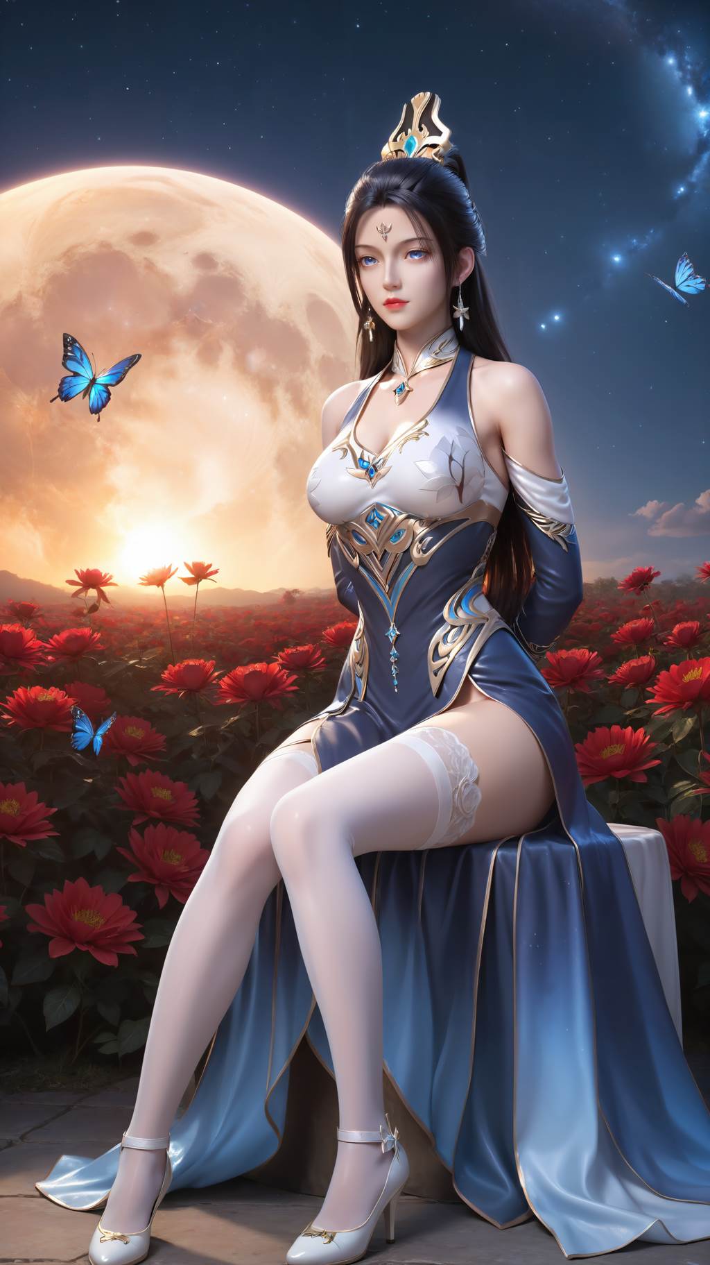 图片[4]-精选AI绘画 750 仙凝霜[102P]-草丛看图