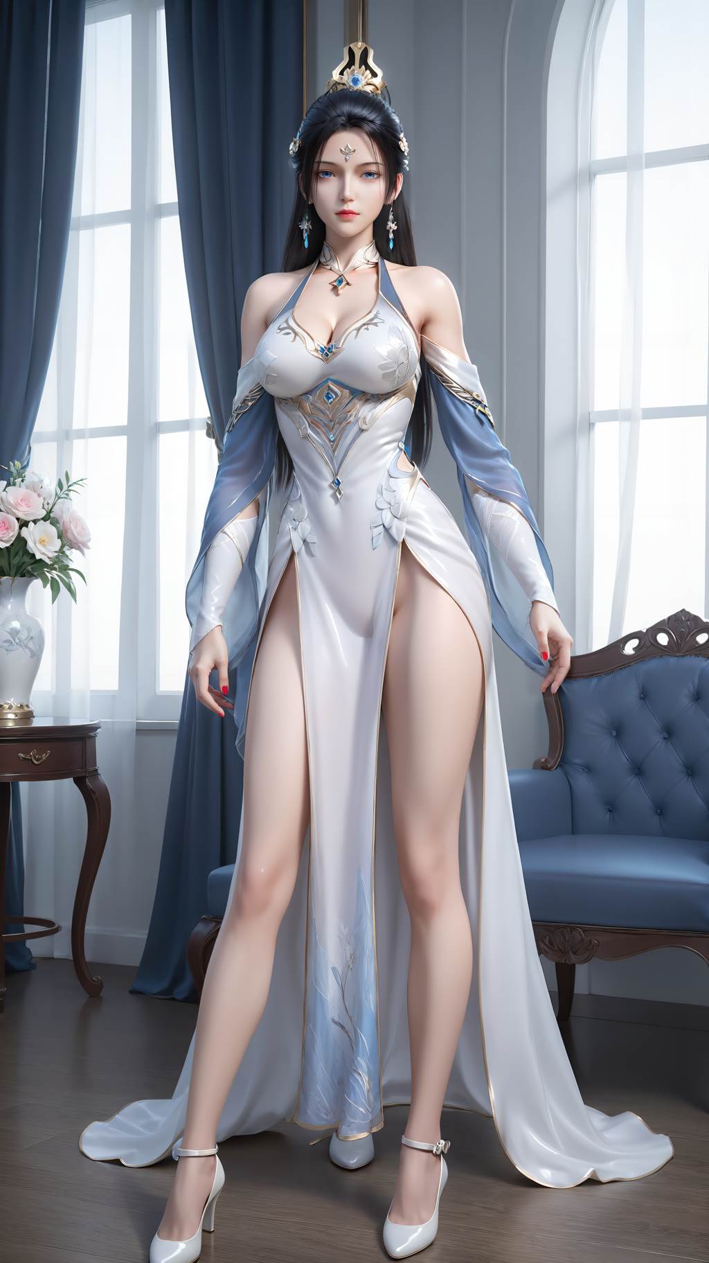 图片[5]-精选AI绘画 750 仙凝霜[102P]-草丛看图