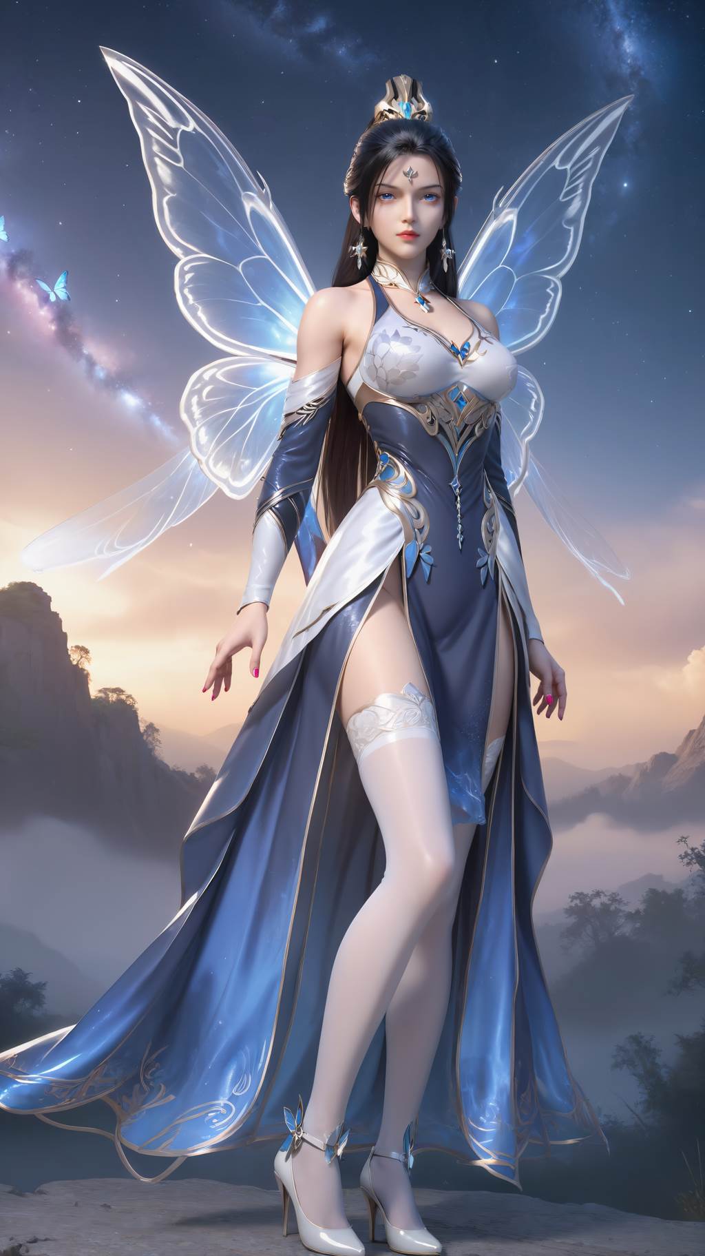 图片[7]-精选AI绘画 750 仙凝霜[102P]-草丛看图