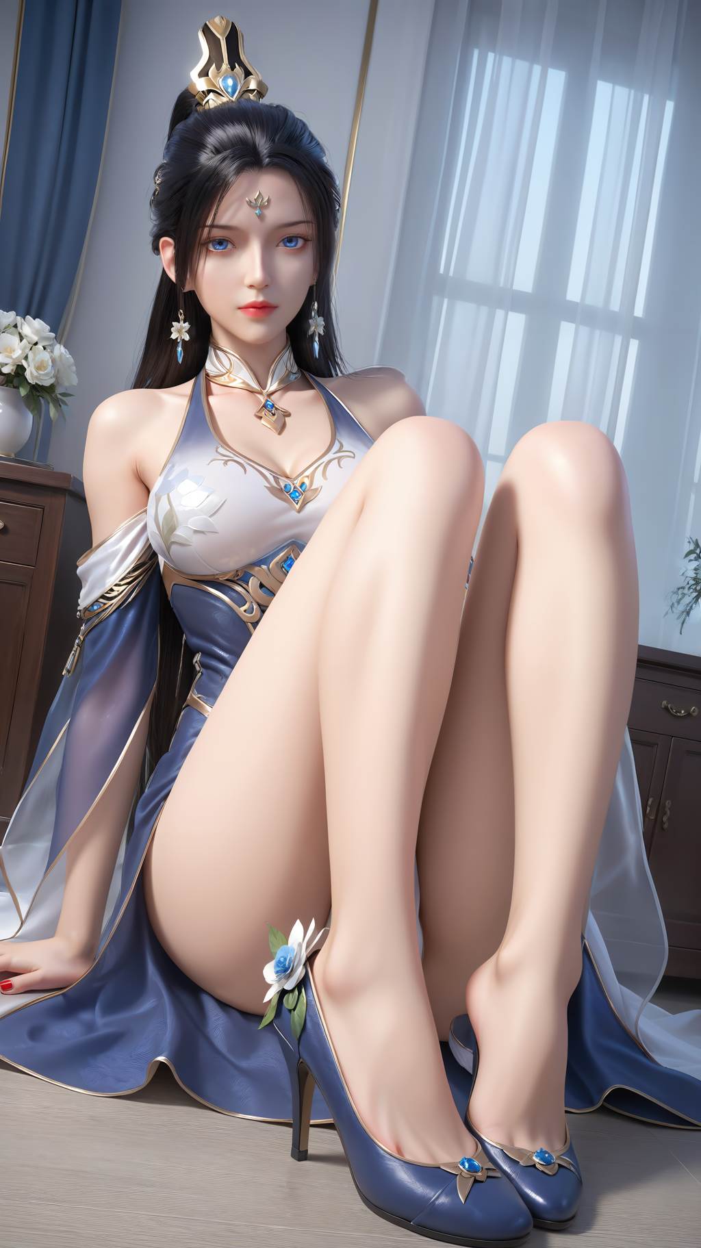 图片[1]-精选AI绘画 750 仙凝霜[102P]-草丛看图