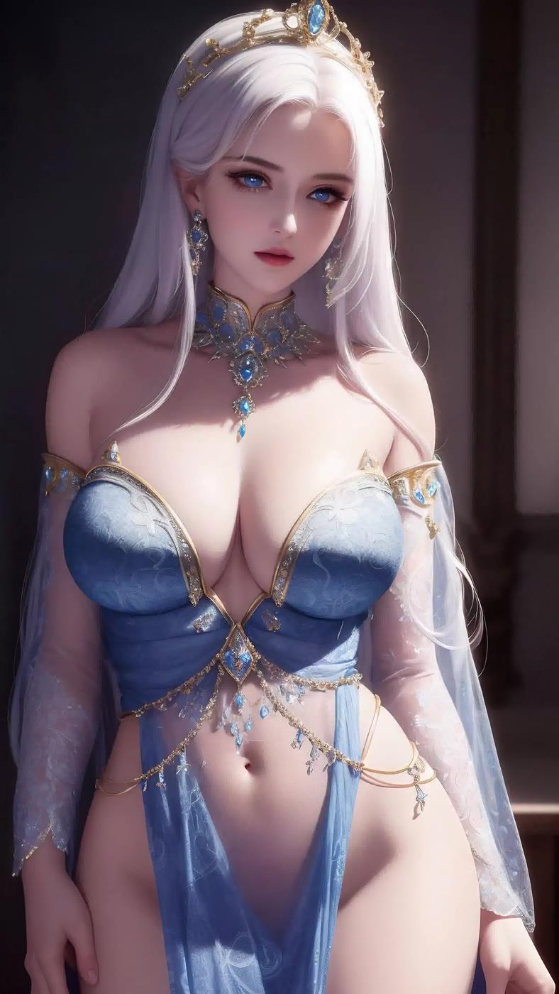 图片[8]-精选[AI绘画] 044 The Heartwarming Tale of a Beautiful Innocent Princess – AI LookBook – AI Club2Girls[44P]-草丛看图