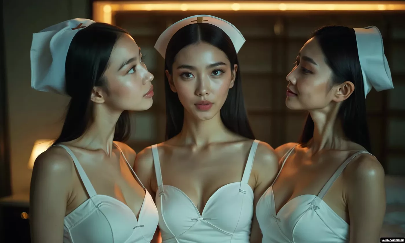 图片[2]-精选AI绘画 476 LAND of BEAUTY SERIES #7 ASIAN NURSES ON DUTY #foryou #goddess #aimodel #aiart[20P]-草丛看图