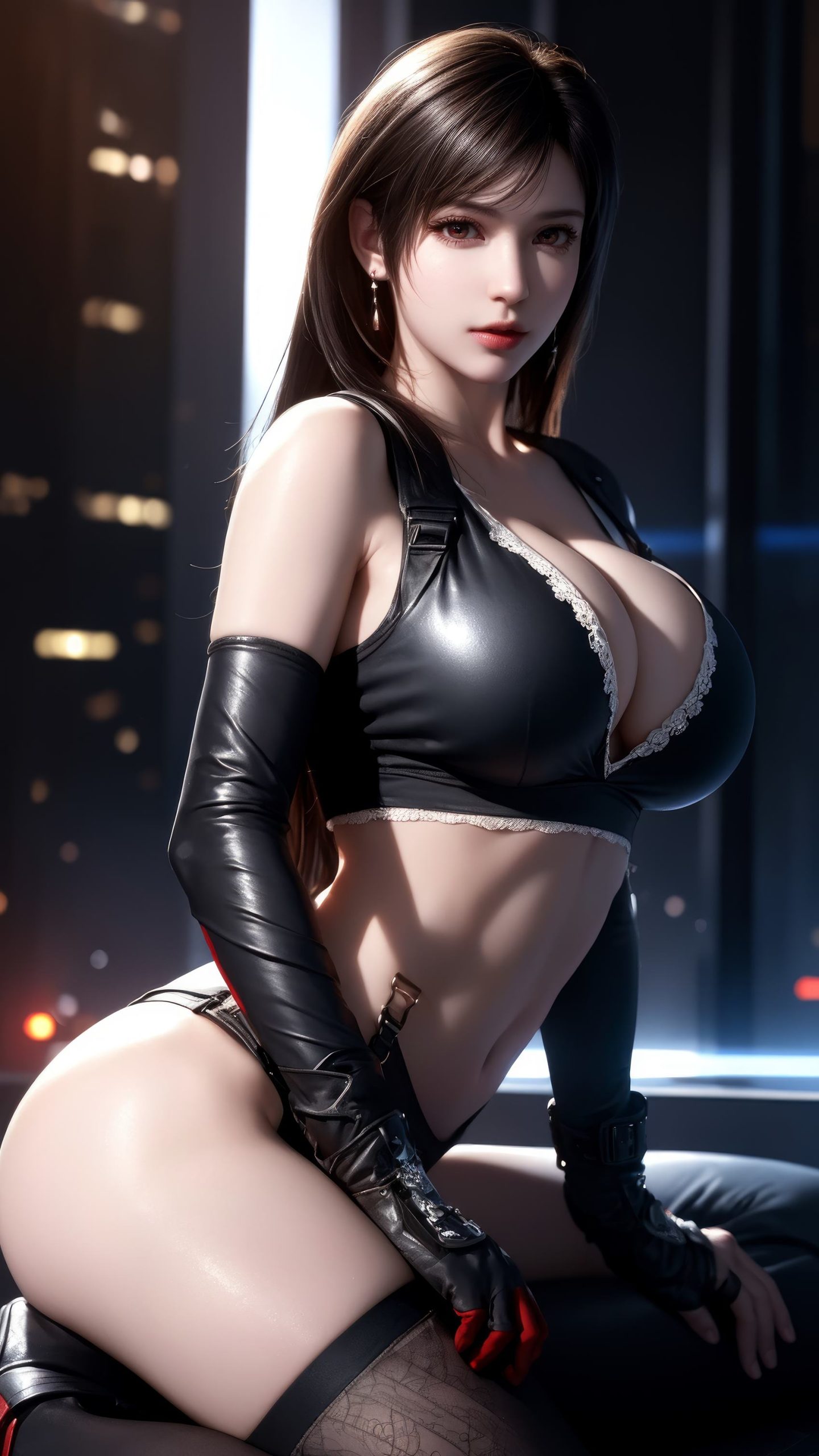 图片[8]-精选AI绘画 305 蒂法[62P]-草丛看图