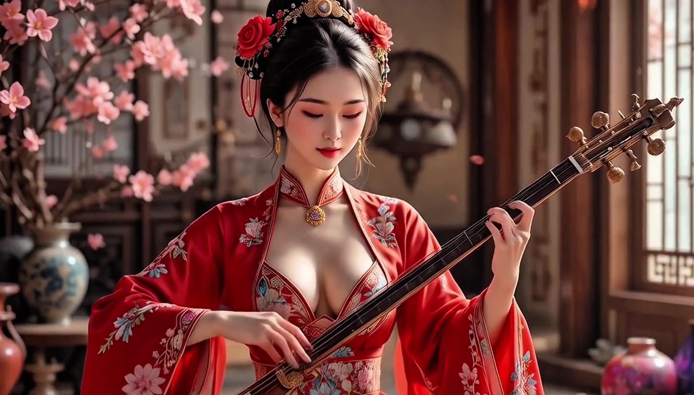 图片[6]-精选[AI Video]Beautiful Relaxing Traditional Music _ Dancing _Stress Relief _Relaxation[20P]-草丛看图