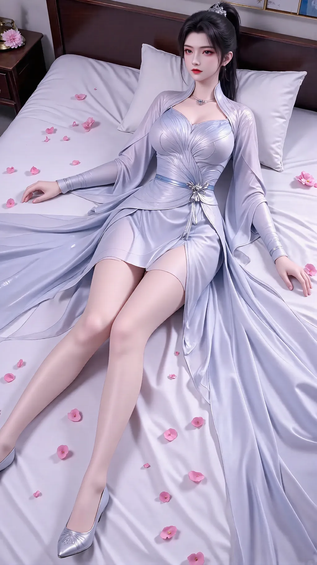 图片[1]-精选AI绘画 882 青仙子[17P]-草丛看图