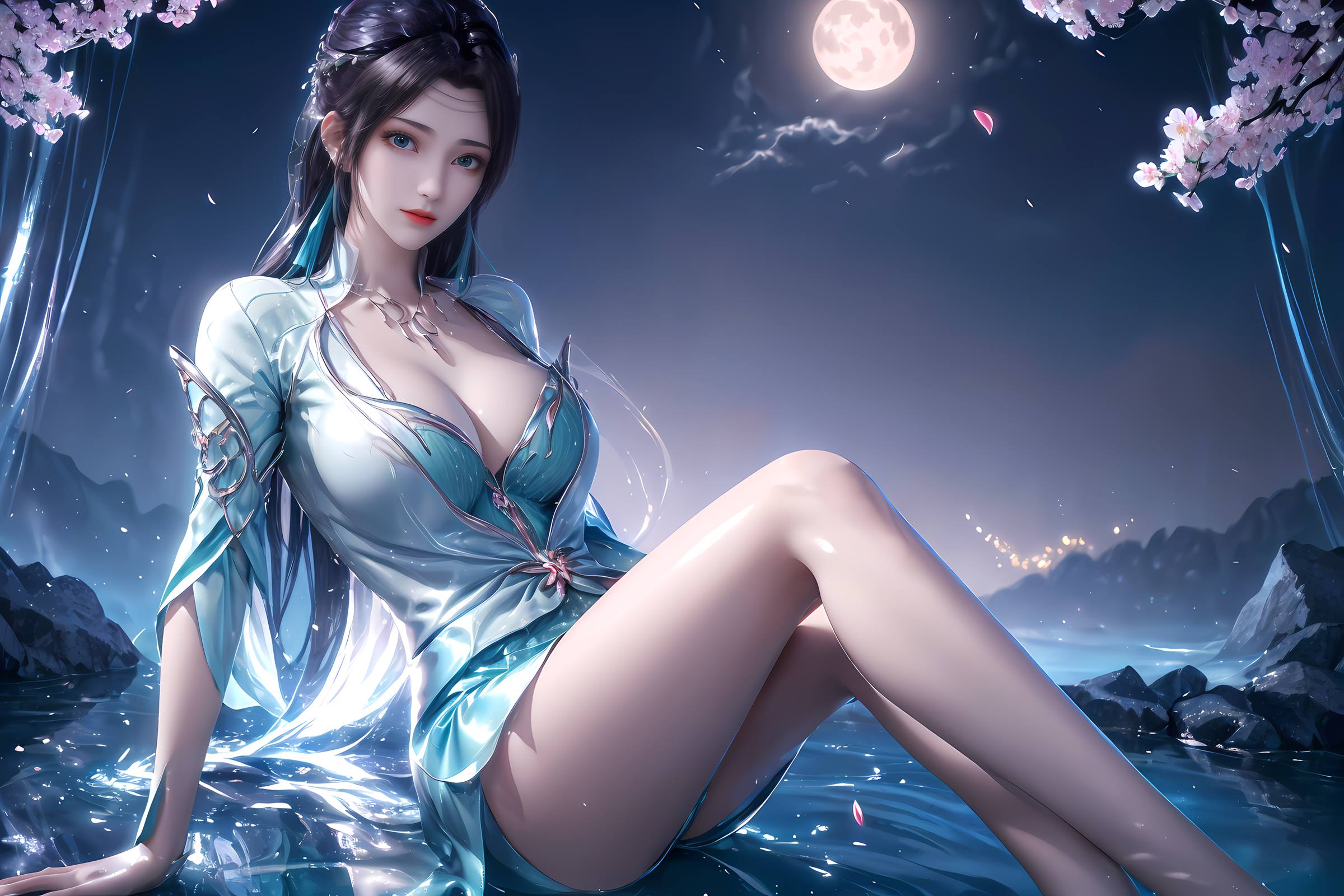 图片[3]-精选AI绘画 081 斗破苍穹-云韵 [19P]-草丛看图