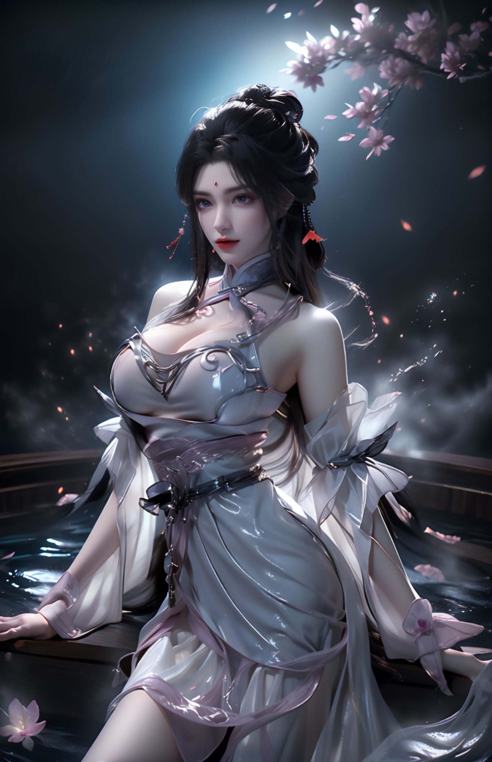 图片[3]-精选AI绘画 235 完美-月婵[41P]-草丛看图