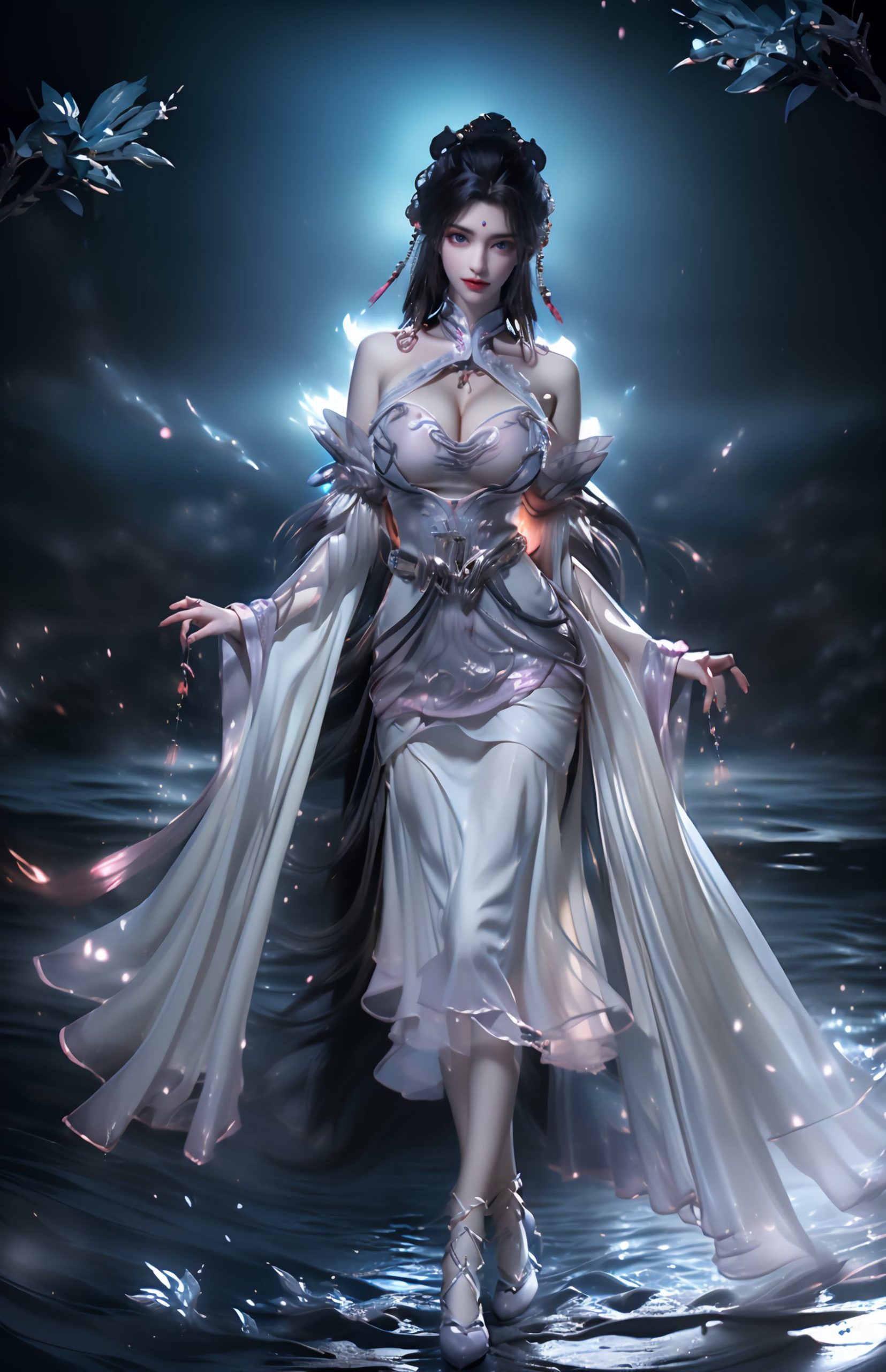 图片[6]-精选AI绘画 235 完美-月婵[41P]-草丛看图