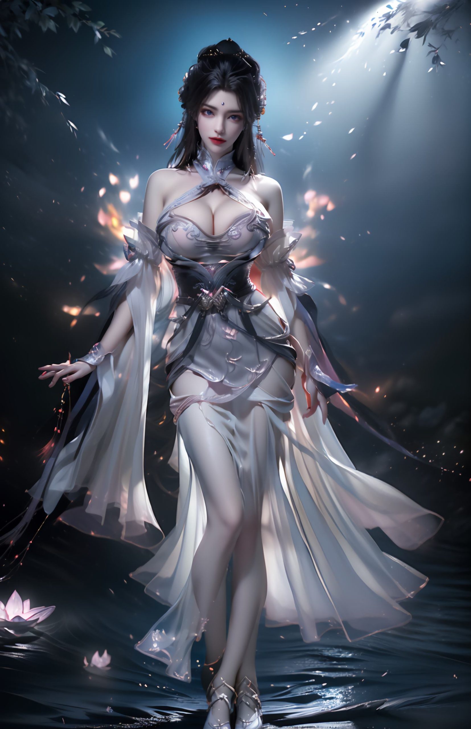 图片[7]-精选AI绘画 235 完美-月婵[41P]-草丛看图