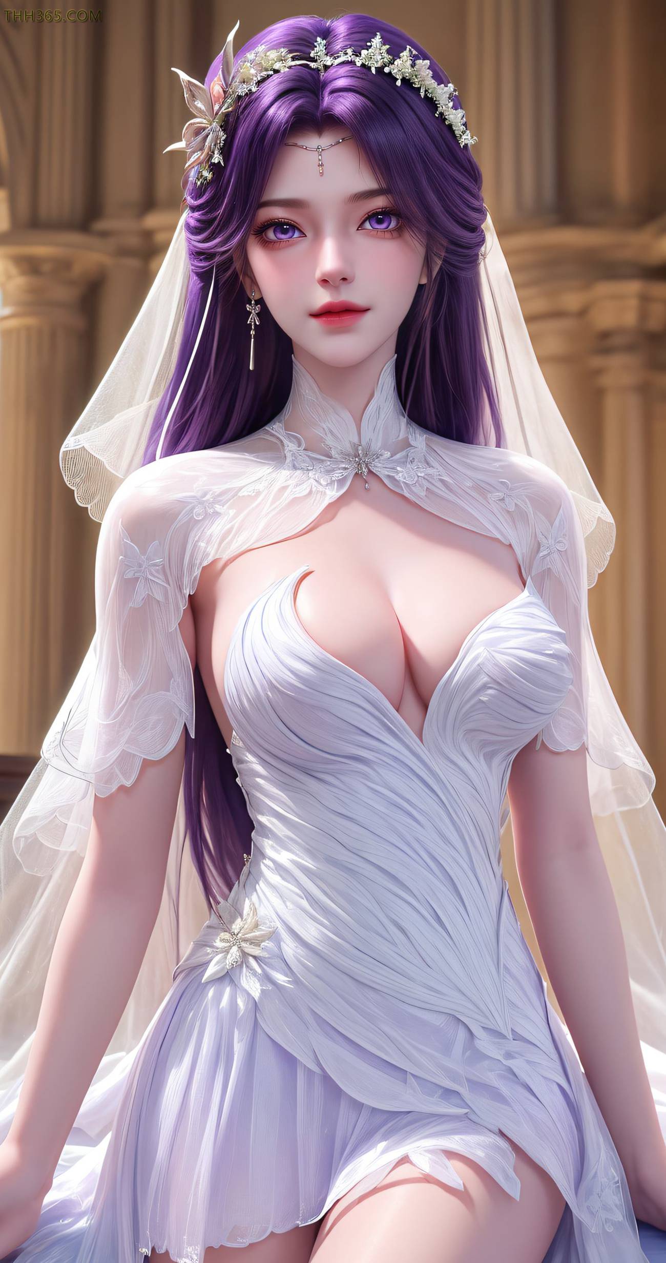 图片[8]-精选AI绘画 489 云曦白纱[41P]-草丛看图