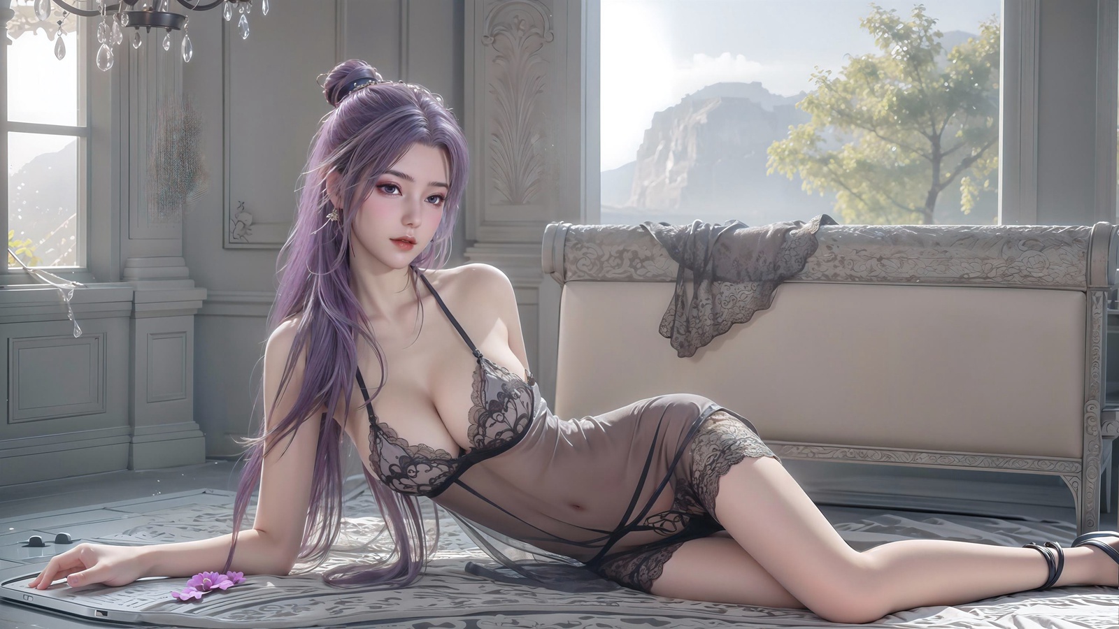 图片[6]-精选AI绘画 248 -云霄仙子[23P]-草丛看图