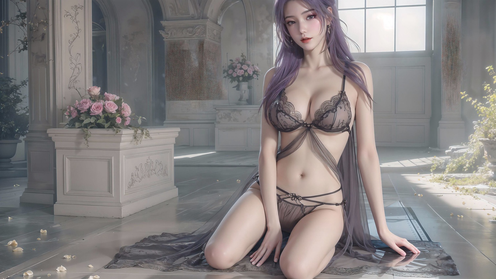 图片[8]-精选AI绘画 248 -云霄仙子[23P]-草丛看图