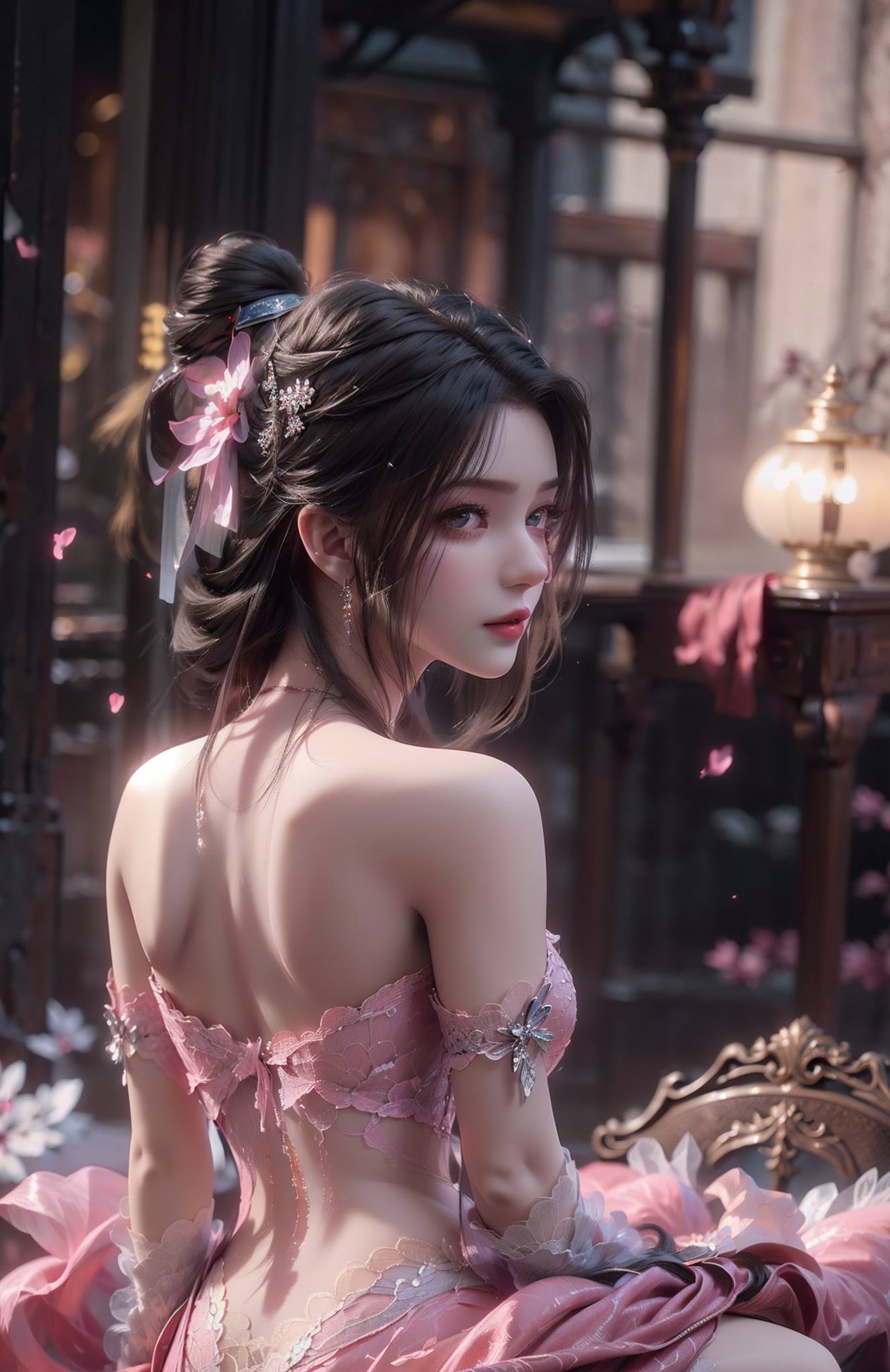 图片[2]-精选AI绘画 555 李幕婉 唯美姓感[77P]-草丛看图