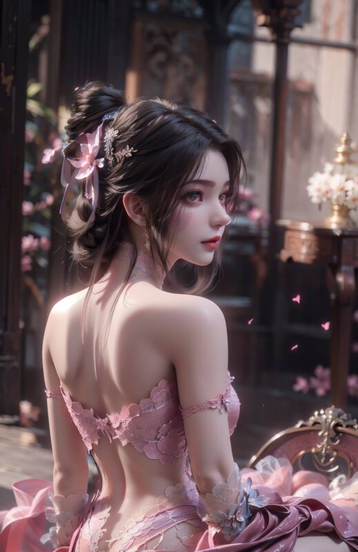 精选AI绘画 555 李幕婉 唯美姓感[77P]-草丛看图