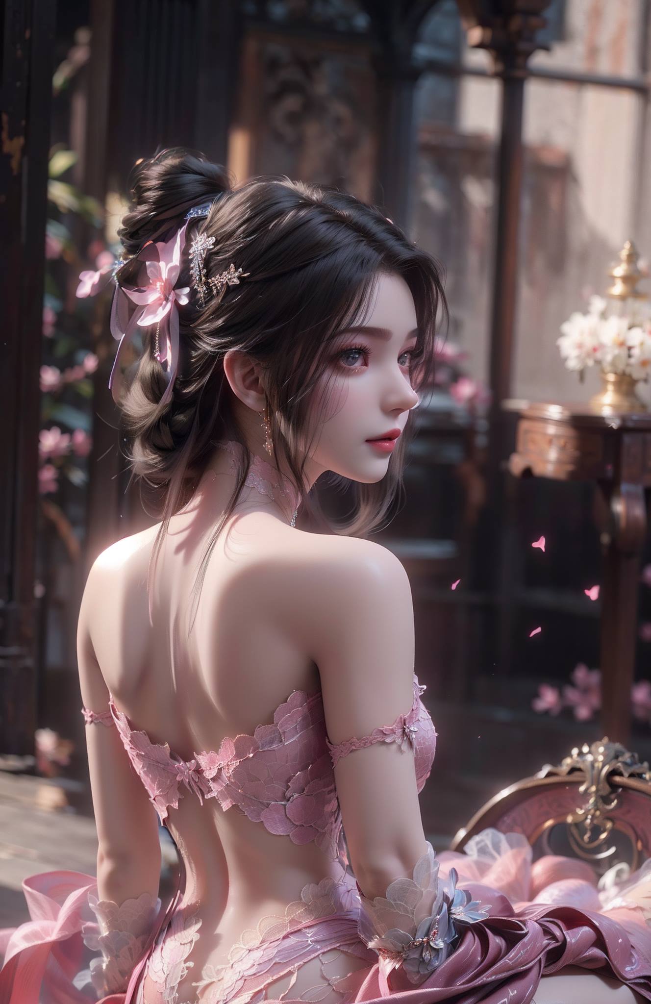 图片[1]-精选AI绘画 555 李幕婉 唯美姓感[77P]-草丛看图